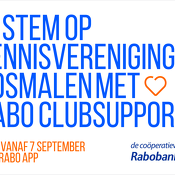  Er kan gestemd worden voor de Rabo Clubsupport! Stem nu op TV Rosmalen